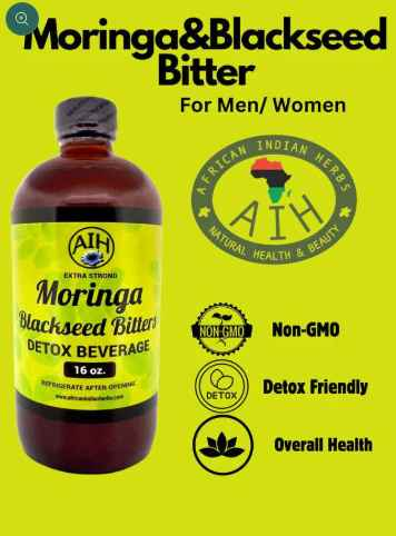 Moringa Black Seed Bitters