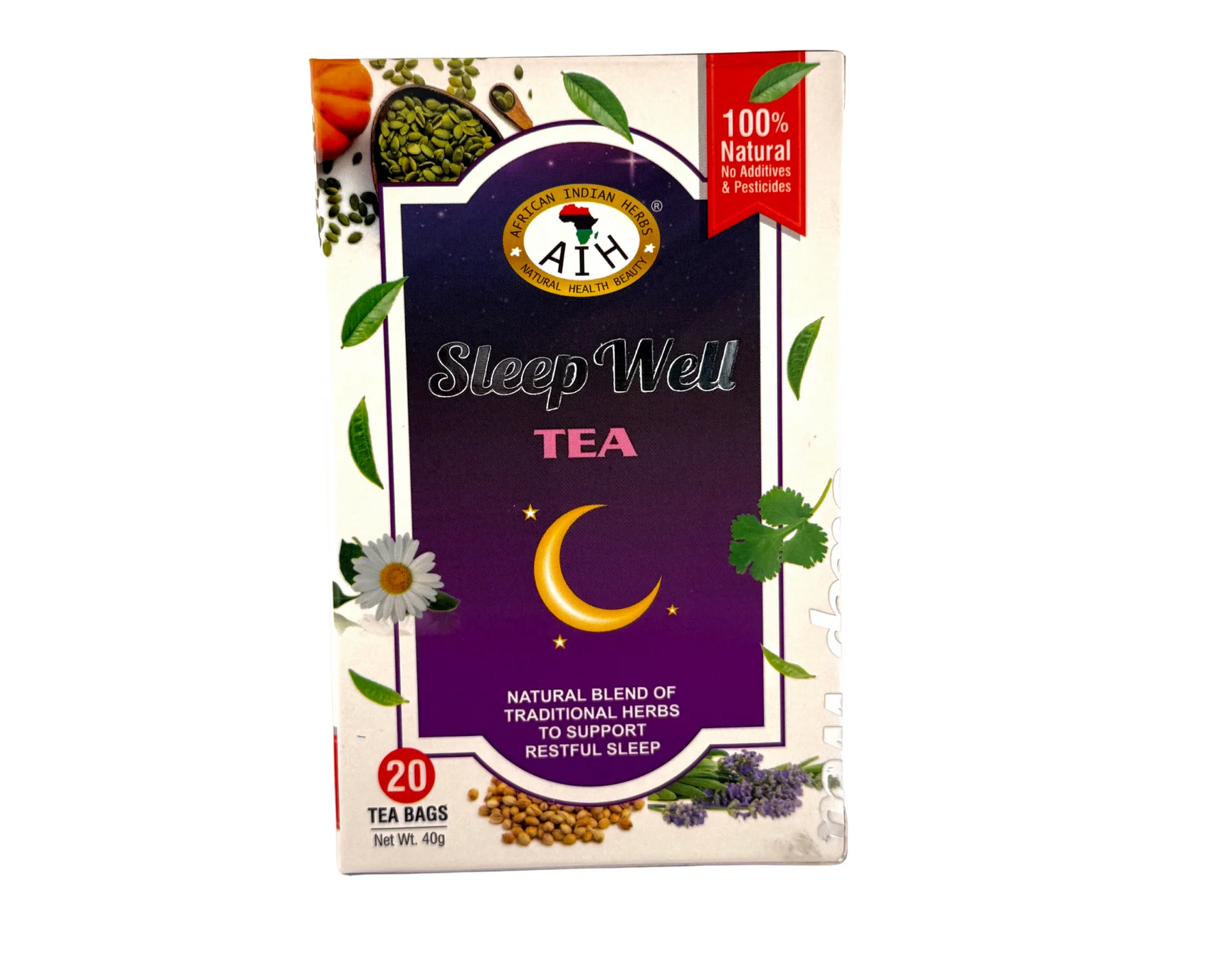 Sleep Well Tea - Top-Rated Herbal Blend for Restful Nights